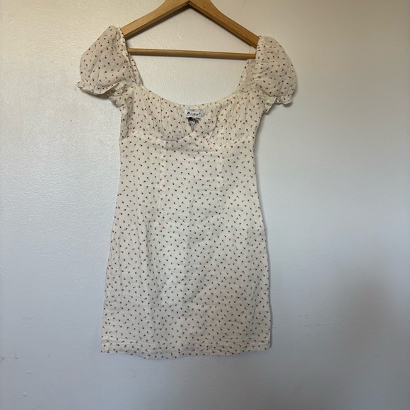 Princess Polly Natalina White Rose Floral Mini Dress Sundress Summer Size 4 - Picture 3 of 13